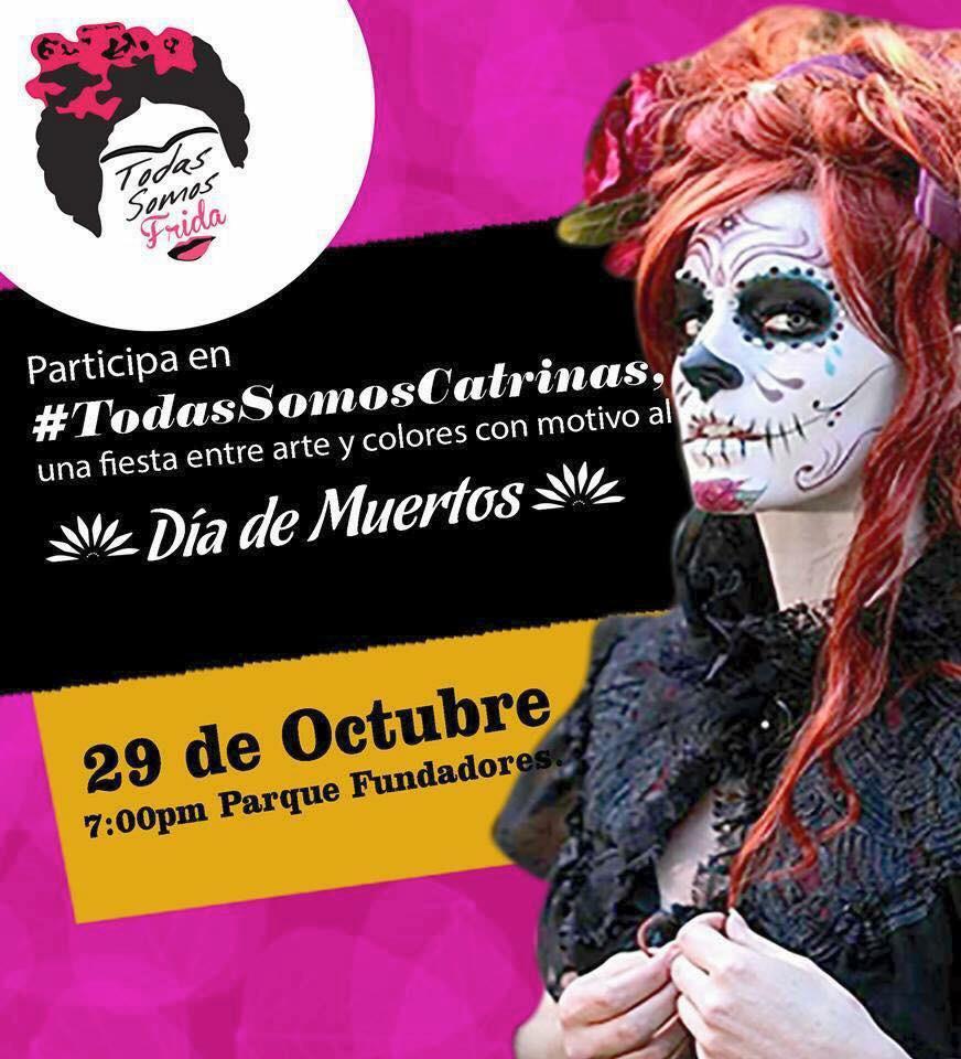 ahoraqroo's tweet photo. Sí, en #México #TodasSomosCatrinas: http://t.co/N0mMVeEa1p ¡Participa! #PlayadelCarmen @YennyGaonaMx @TodasSomosFrida @CulturaSolidari