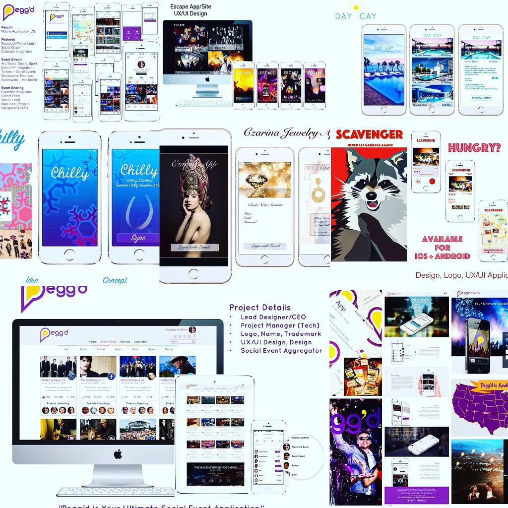AlexandraBCohen's tweet photo. App Design by ABC. @Peggdevents @DayCayApp @ScavengerFood #czarinaapp #peggd #scavenger #chilly http://t.co/bVQPDzbXi3