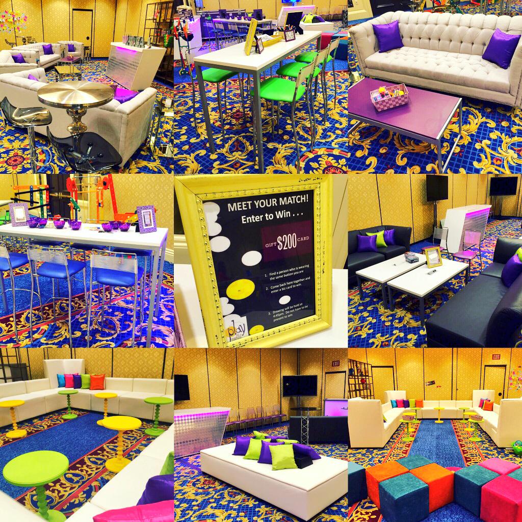 josedramirez's tweet photo. The Playroom at IMEX America! #IMEX15 #IMEXplayroom #afrevents #eventdesign #meetingprofs #eventprofs #bizbash http://t.co/Kz4YB1qW6C