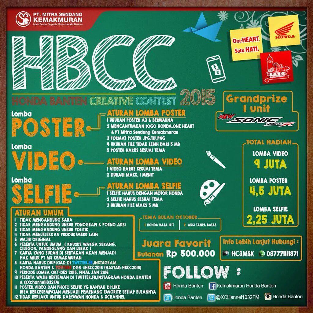 XChannel1032FM's tweet photo. Sambil dengerin #SoundOf90 jangan lupa buat gabung di #HBCC2015 tunjukin kreatifnya kalian ! Mau ikutan ? http://t.co/12AJAC6y2u