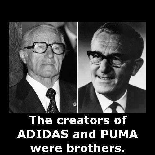 the creators of puma and adidas are brothers