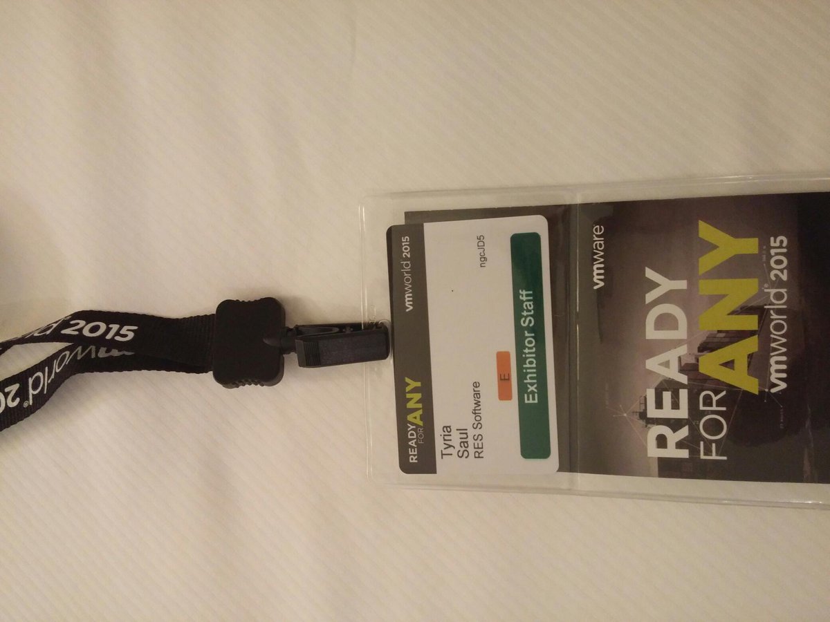 creativexscape's tweet image. Ive got my pass and im ready to go #vmworld #ressoftware #thenewcool