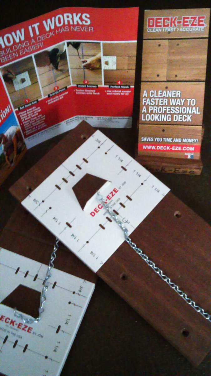 deck_eze's tweet image. Look for @deck_eze in a lumber/hardware store near you! Here is a look at our floor sample, it's so easy to use!