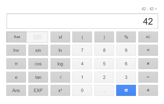 Spectralys's tweet photo. Quand la calculatrice de google fait n'importe quoi ... #semaine42ldlc @LDLC #GoHomeGoogle #You'reDrunk http://t.co/XK5BWYGDLo