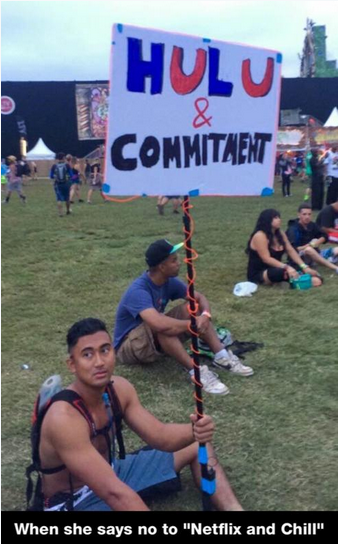 TweetLlkeAGuy's tweet photo. When she says no to Netflix and chill... http://t.co/UluSoALj7H