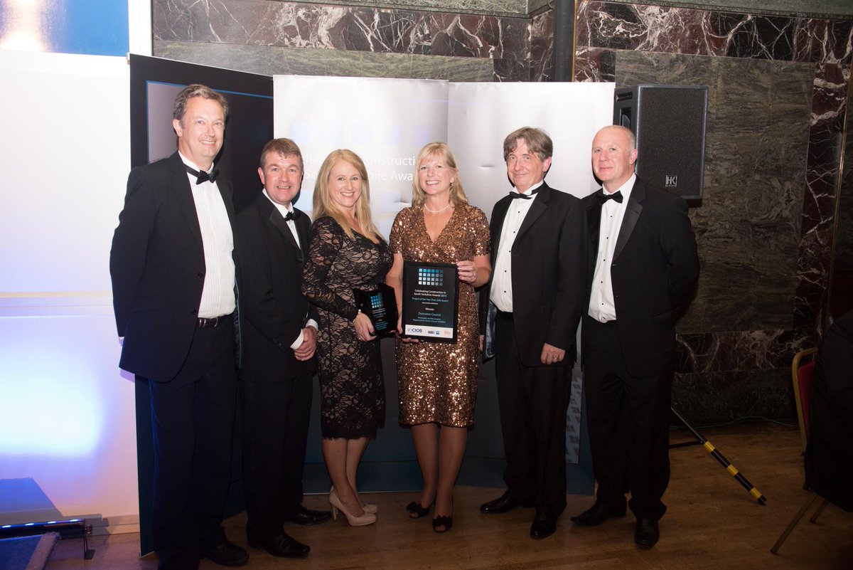 CCISYAwards's tweet photo. Project of the Year Over £5M Award sponsored by @Soar_Build 
Winner - Doncaster Council @Carillionplc #FARRRS #CCISY http://t.co/oJKLkxYNGW