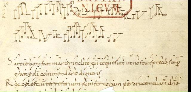 DrSueOosthuizen's tweet photo. Earliest written polyphonic #music discovered - written w/ different parts: early #10thC! http://t.co/zMRE8aiXEG http://t.co/jNXWctENMn