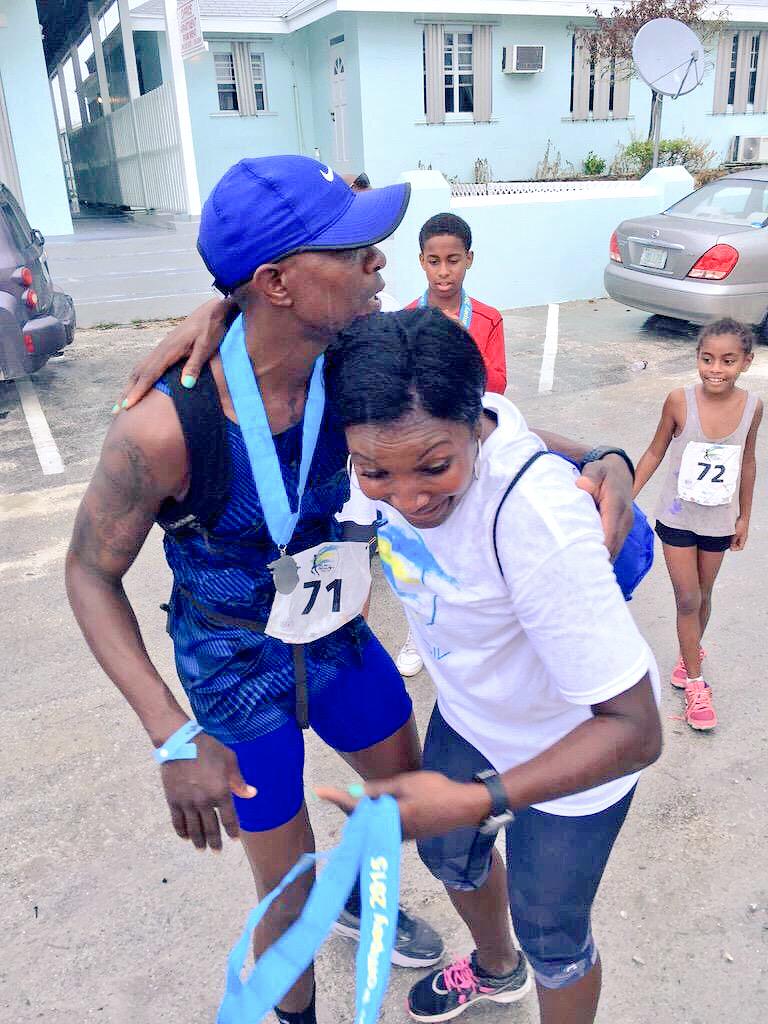 Run4Pompey's tweet image. Stephan Pintard is the 1st Bahamian to ever finish an Ultra Marathon! Beyond excited for him! Congrats #BeAHero
