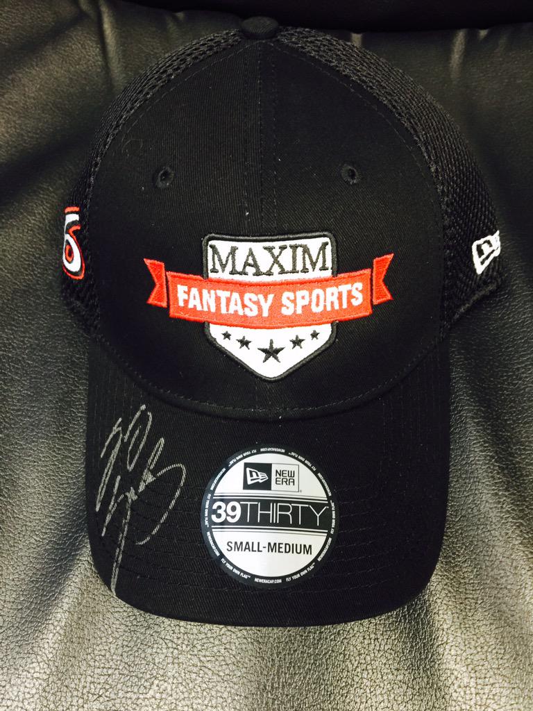 kate_fegley's tweet photo. Check it out @NASCAR fans! I have an autographed @jjyeley1 @MaximMag hat for one lucky fan! RT &amp; Follow to win! 👊🏻 http://t.co/J3PYMWw4rz