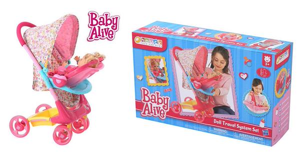 baby alive doll travel system