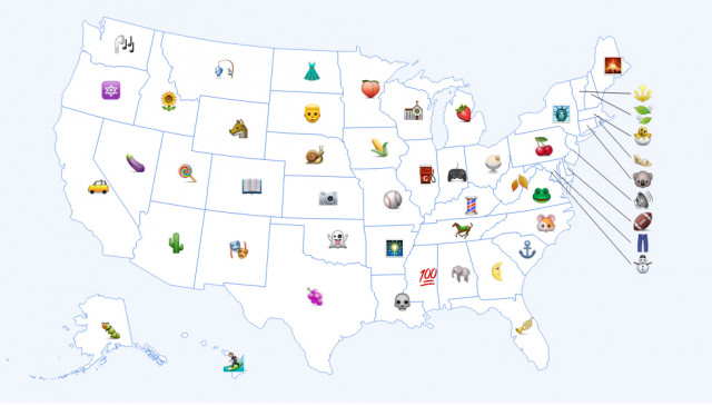 Lockdown_escape's tweet image. These are the emojis most used by each state. What do you think about our state's choice -- agree or disagree?