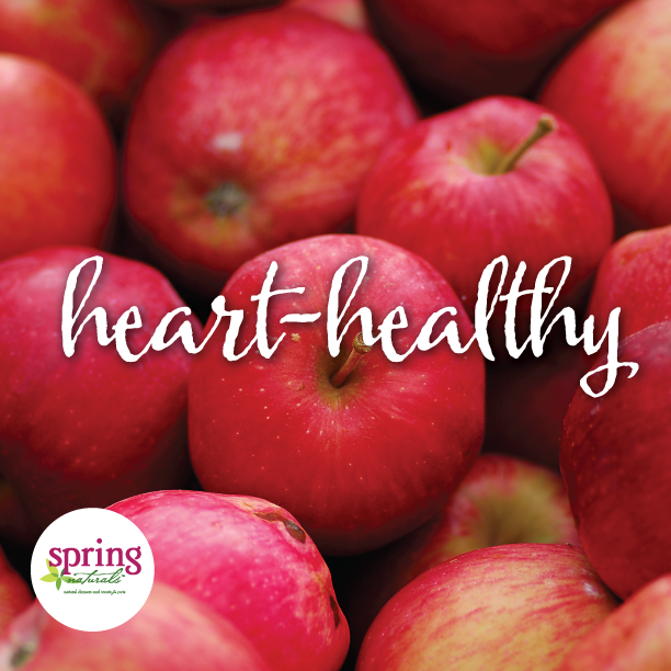 SpringNaturals's tweet image. Apples = heart health, low cholesterol, better digestion, a boosted immune system. That’s why they're in our food!
