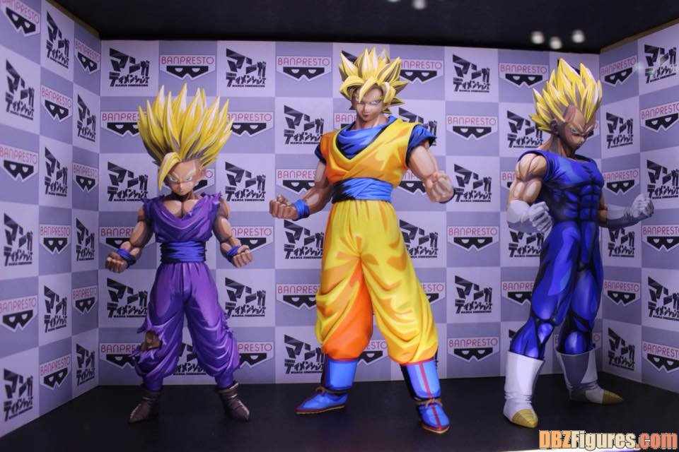 DBZFigures_com's tweet image. Banpresto’s “Manga Dimension” Master Stars Piece Figures at #NYCC 2015 #SuperSaiyan #Gohan #Goku #Vegeta