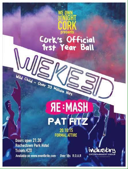 IWeOwnTheNightI's tweet image. We have reps outside all the Cork Colleges from 12-3pm tomorrow selling tickets - get yours before it's too late!