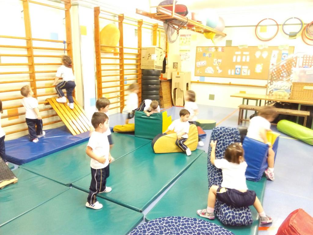 SantJosepReus's tweet image. Primer dia de psicomotricitat pels pollets, ànecs i conills!!! Ens ho passem genial a la sala!