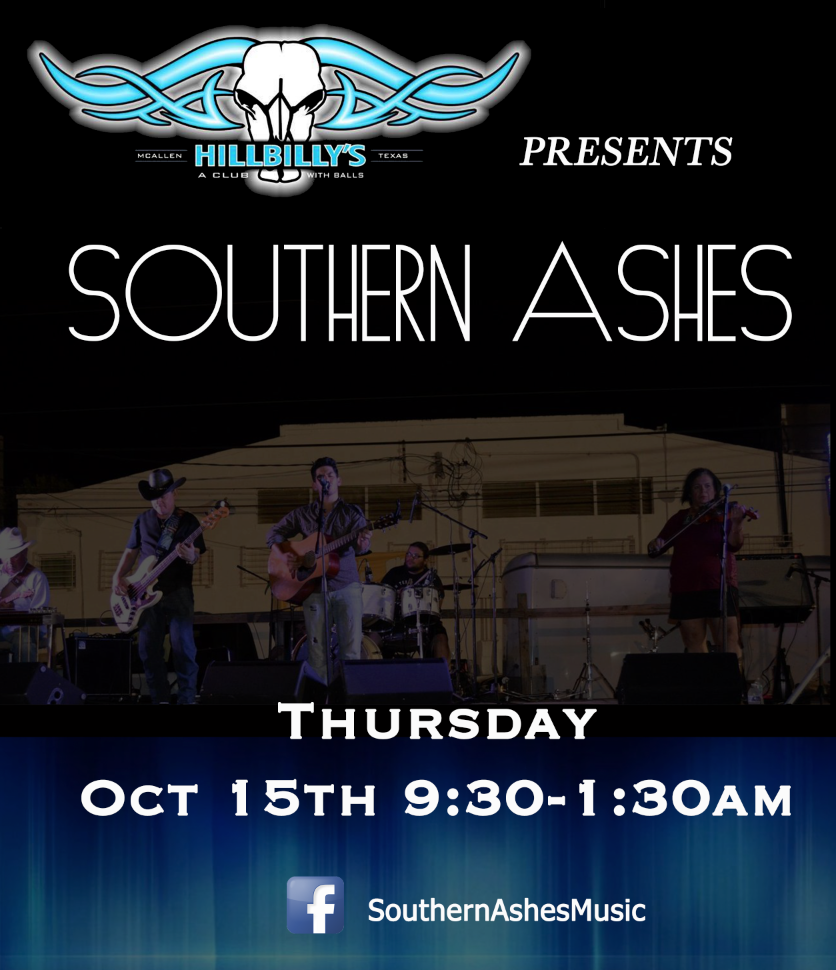 Southern_Ashes's tweet photo. Make sure you catch up with your week so you can come on out Thursday ! #Ashedout #Mcallen http://t.co/1ZqKEd3ncT