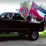 howdyMO's tweet photo. Rebel Flag Fans Charged After Crashing Black Party. No shortage of stupid in the USA. http://t.co/o9Mq59x9uC http://t.co/dyZXVUcgkV