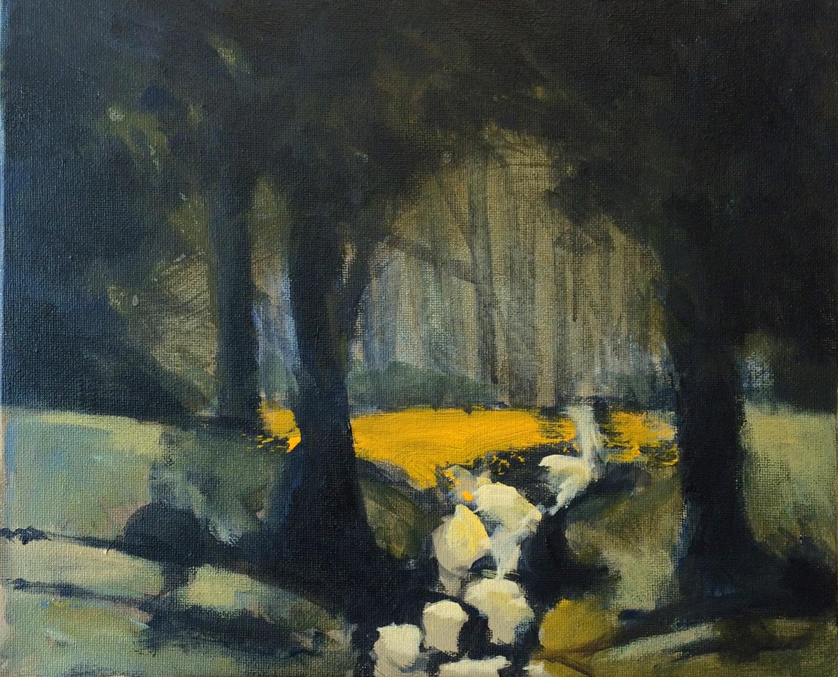 HattonRoger's tweet image. two acrylic on board paintings from recent visit to #Glencoe.