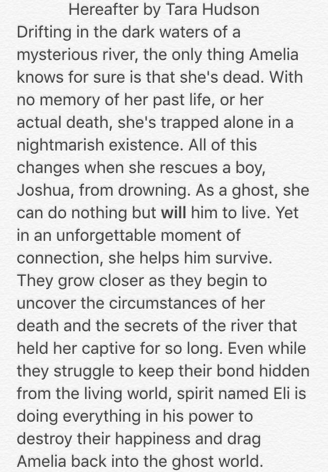 AshRecommends's tweet image. Hereafter by Tara Hudson