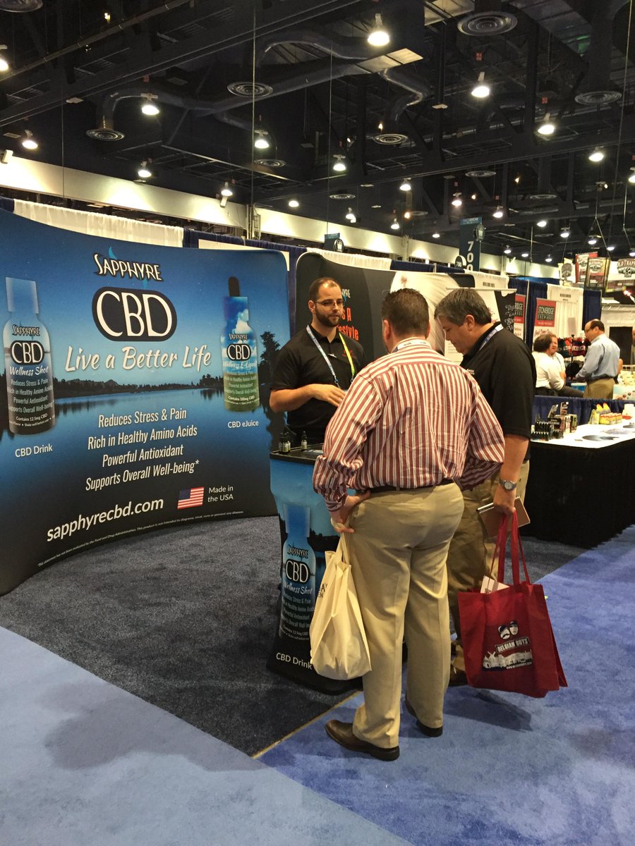 Sapphyre #CBD is in #vegas at #NACSShow ! check us out at booth 577! #vape #vapelife #cbd #cbdoil #hemp #HempLife