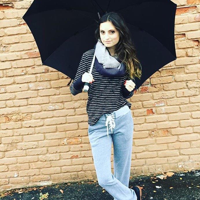 @shoplesters we love how you styled the Arca! #feelthepiece #terrejacobs #rainydays #repost #FallFashion