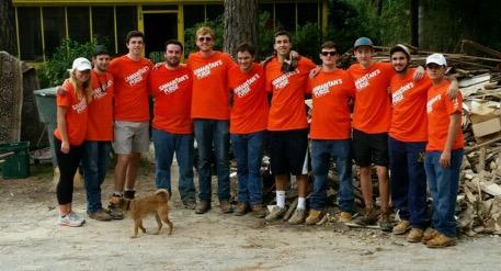 ClemsonSigmaPi's tweet image. Some of our guys went to Columbia to help with the flood relief effort. Thanks @SamaritansPurse for letting us help!