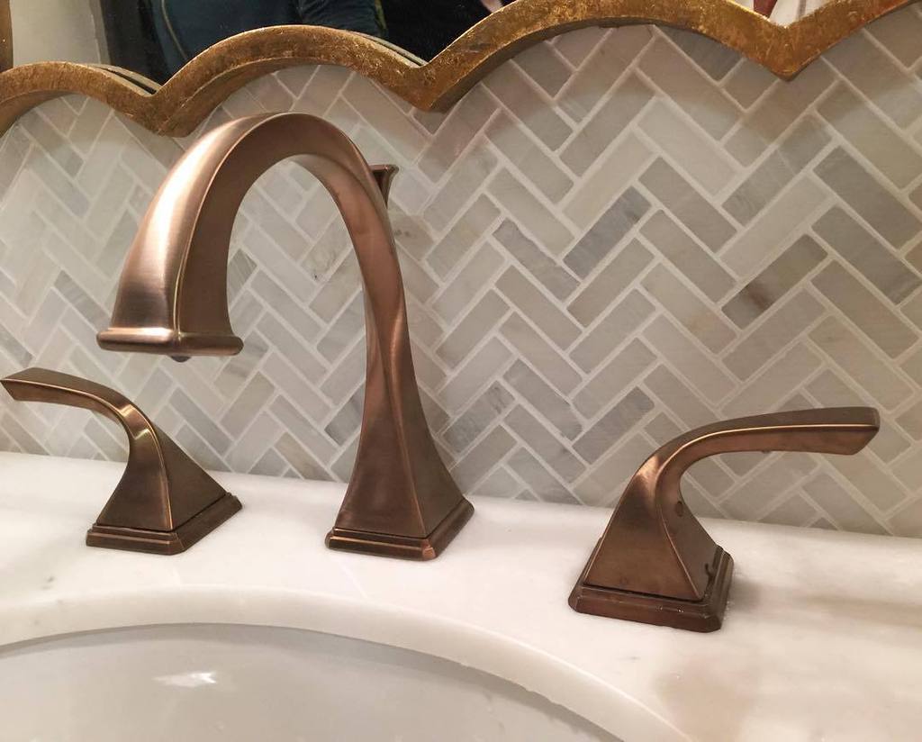 As seen at the #LNShowHouse | @brizofaucet Virage Two Handle Lavatory Faucet, available th… bit.ly/1PbuzOt