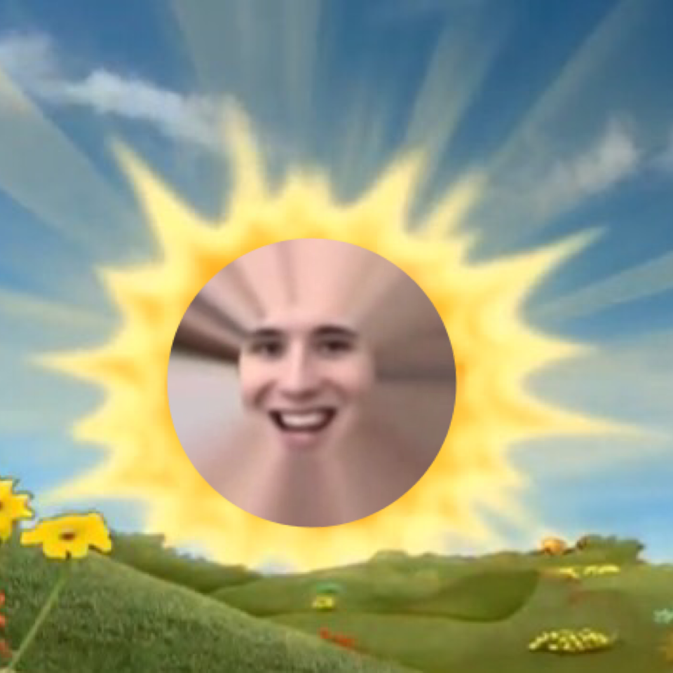 psychobabble16's tweet photo. @danisnotonfire as the "f*cking sun front he Teletubbies" #tb to him and @amazingph http://t.co/uQF71LafFs http://t.co/aYvejgBH7Y
