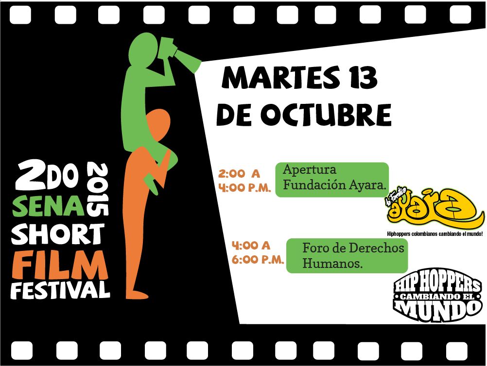 senashortfilm's tweet photo. #Martes13
Sí MAÑANA empieza el #2SSFF
los esperamos a partir de las 2 pm
:D
Nos divertiremos con @AyaraCol http://t.co/J7q0ZNVb2G