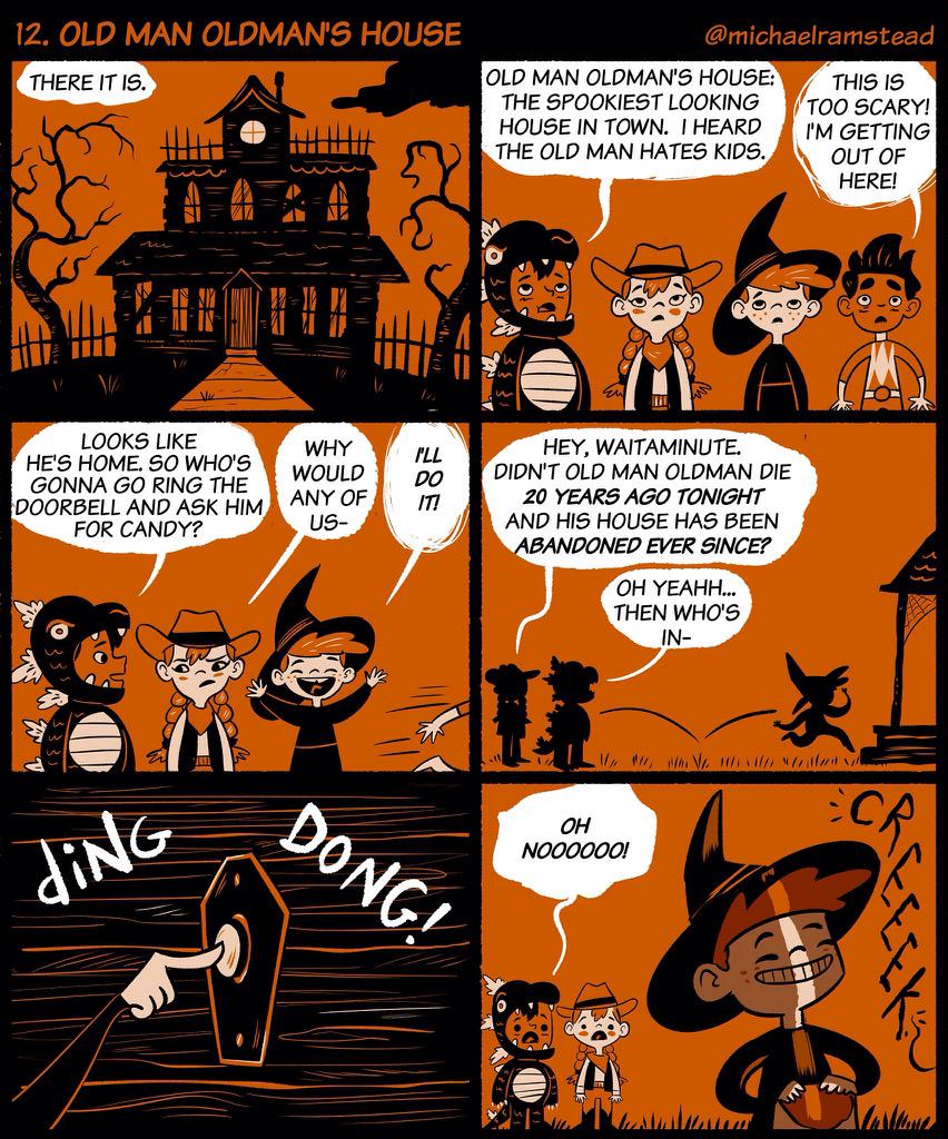 Daily Halloween comic! Day 12! 