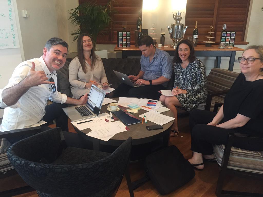 RobinParkes's tweet photo. No post it notes but plenty of laptops with this group. #thinkactmove @newslifemedia http://t.co/TAH4Jnftym
