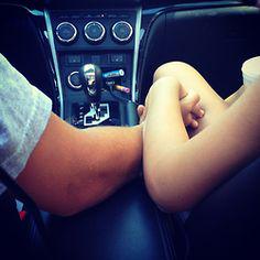 holding her hand in the car is the best ,holding her hand anywhere is great and having her around is amazing like her