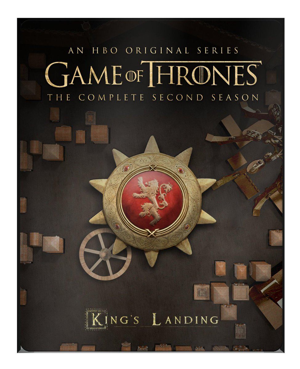 Dolby's tweet photo. This month #OwnThrones and don't miss the #GameofThronesSteelbook on Blu-ray in #DolbyAtmos. Out on Oct 26 in the UK http://t.co/d9TK4zrIJa