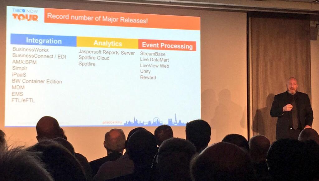 #CTO Matt Quinn announces a record number of releases in the coming months #TNT15