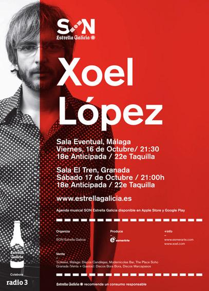Esta semana <a href="/xoellopez/">Xoel López</a> continúa con su tournée por  #Andalucía! Viernes #Málaga y Sábado #Granada. #Paramales