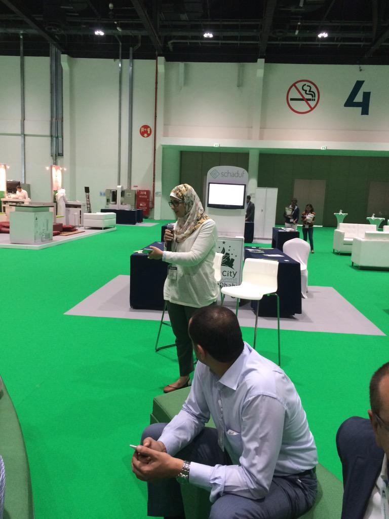 EcocityBuilder's tweet photo. UrbinSight side event provides opportunity for one-to-one debate about Ecocity challenges #ECWSUAE #ecws2015. http://t.co/h6rfn8kqsK