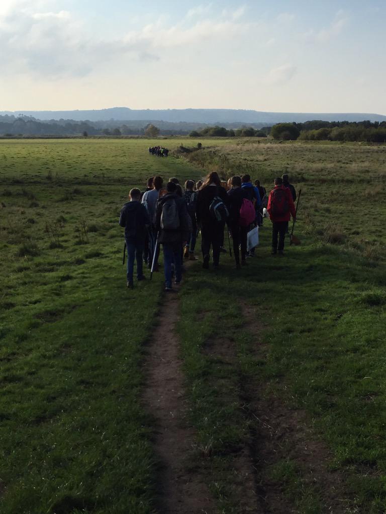 SPHlearning's tweet image. Off on our geography field trip in Pullborough lots of active learning @PhilipHowardCHS