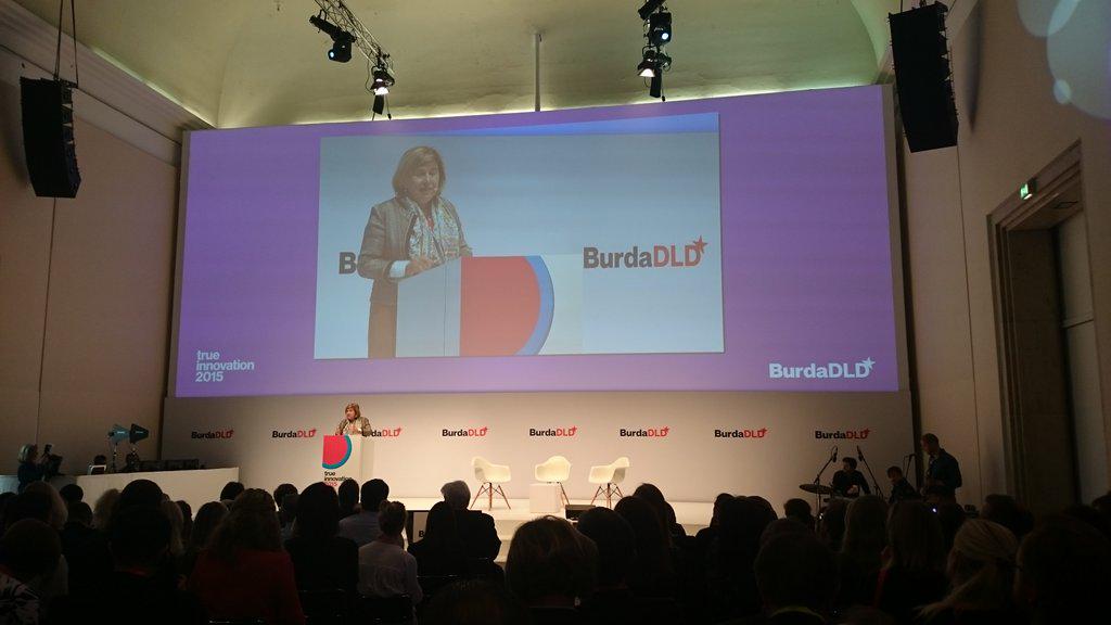 kabuettn's tweet photo. Steffy Czerny - opening ceremony of BurdaDLD! #burdadld #dld #dld2015 #Innovations #innovation #steffyczerny http://t.co/3dPaxLXly4