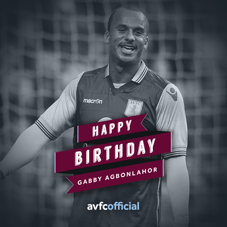 BEST WISHES: Happy birthday to Gabby Agbonlahor, who turns 29 today. Have a good one Gabby! 