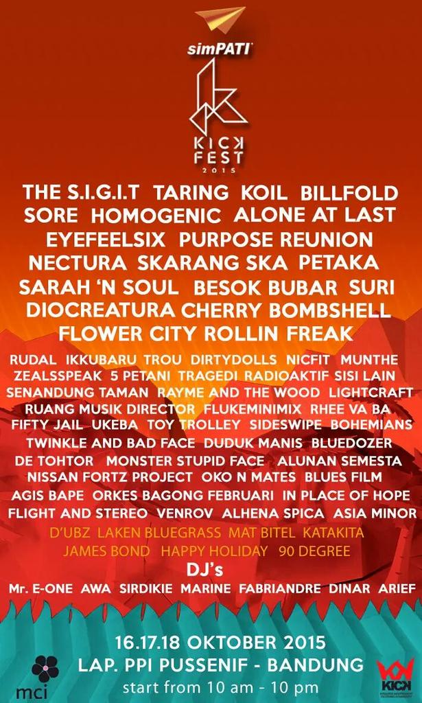 Sabtu ini kita main di <a href="/kickfest/">KICKFEST</a> ya! :)