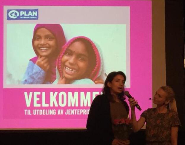 #jenteprisen med <a href="/Deeyah_Khan/">Deeyah Khan</a> Jeg er fan!