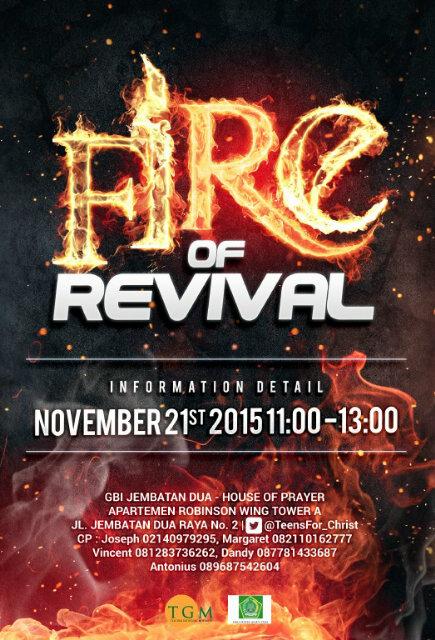 COMING SOON !! FIRE OF REVIVAL ( Menara Doa Jakarta Utara ) November 21th.. See you :) <a href="/menaradoa_pm/">Menaradoa_pm</a>