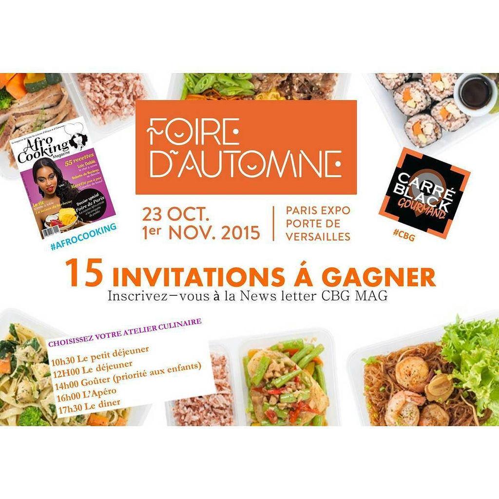 CB_Gourmand's tweet photo. [Jeu #afrocooking et #cbg]
● Inscrivez-vous à "la News letter Cbg mag" jusqu'au lundi 19 octobre. 15 tirés au sort … http://t.co/xCmCpN9FWD