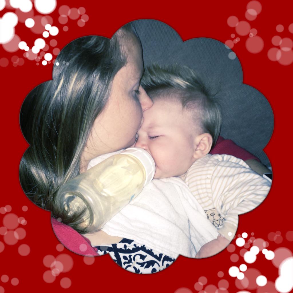 So blessed to come home from work tonight and cuddle with my baby boy! #blessed #momlife