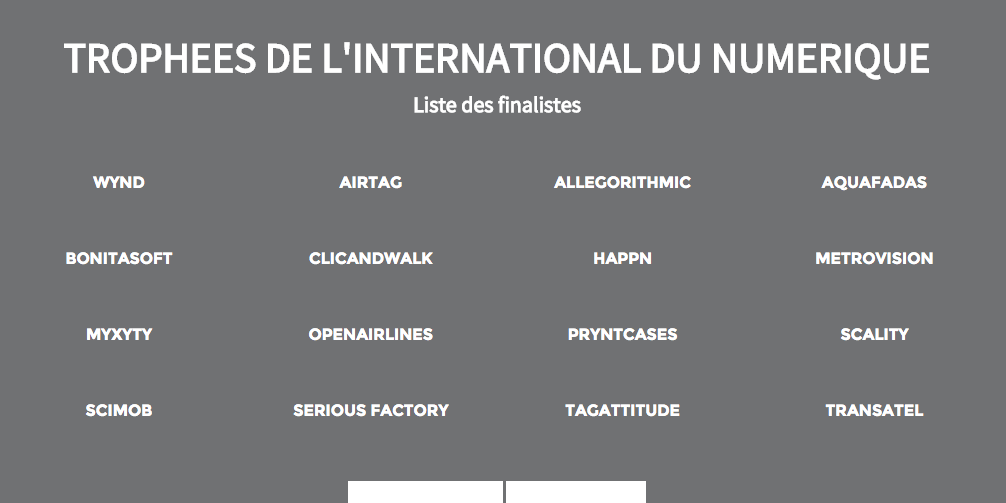 FlashTweet's tweet photo. 3⃣[#FrenchTech]#Trophées de l'international du #Numérique:les #startup finalistes http://t.co/hylFfCCqFl #FlashTweet http://t.co/nes6wQW801