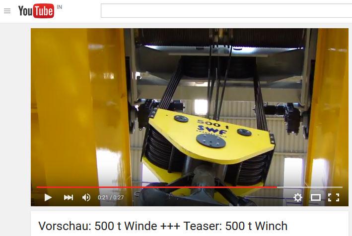 SWFKRAN_DE's tweet photo. 500 t Winde / 500 t Winch https://t.co/RSqHyf3s9E #swfkran #CraneIntelligence http://t.co/fbf6PUUo08