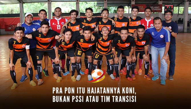 Pra PON Itu Hajatannya KONI, Bukan PSSI Atau Tim Transisi bolalob.com/futsal/futsal-… #PraPON