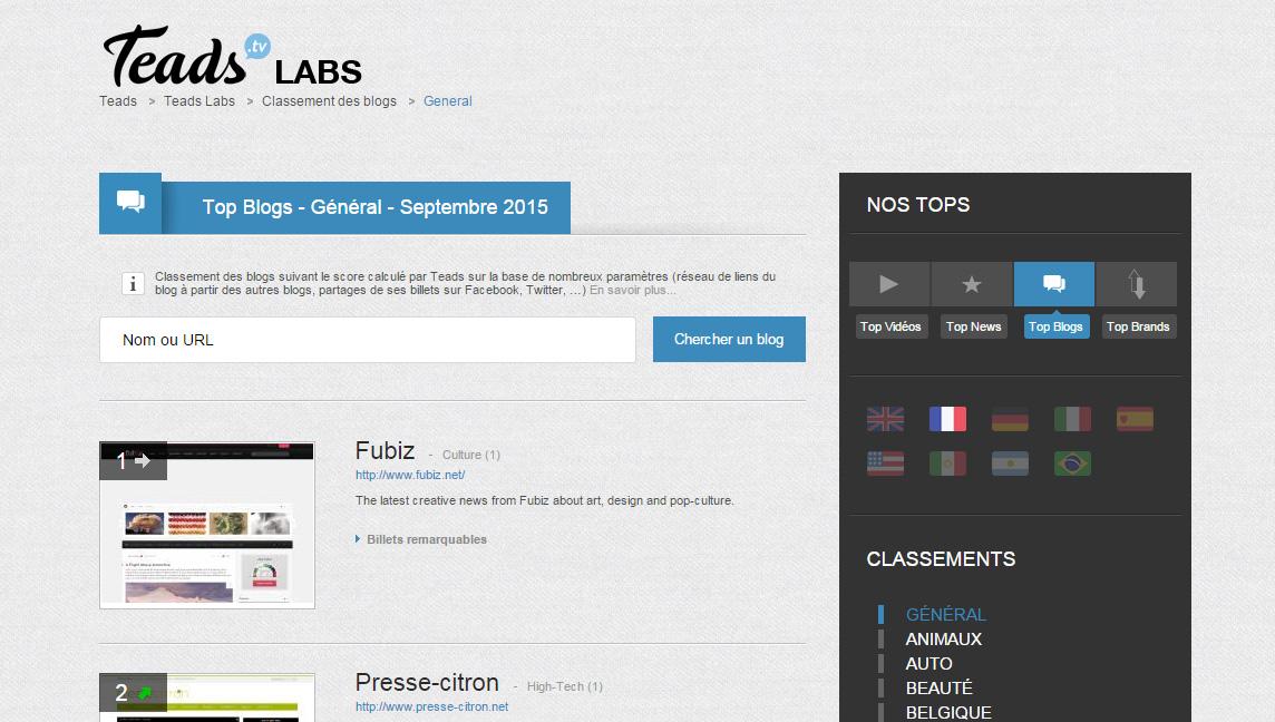 leptidigital's tweet photo. Le classement des Tops Blogs Français de #Teads / #Ebuzzing ne sera plus mis à jour ! http://t.co/iKozFXOIzo