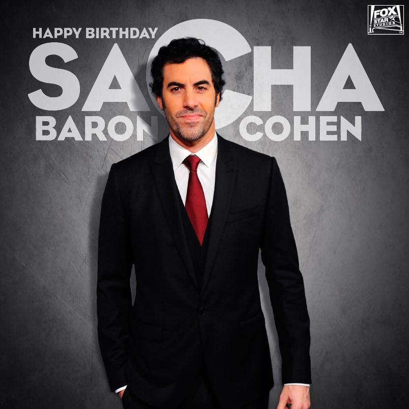 Happy Birthday Sacha Baron Cohen, the man who gave us some unique & memorable characters! 