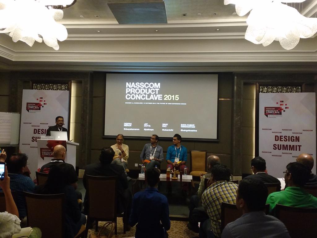 Design summit at #NPC2015 
<a href="/deepakmenon/">Deepak Menon</a> <a href="/jdallcaps/">Jay Dutta</a> <a href="/wizardofid/">Vinay Rao</a>  <a href="/beingshivashiva/">linktr.ee/shivaviswa</a>